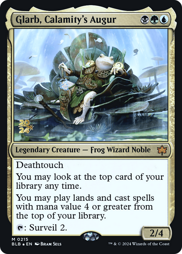 Glarb, Calamity's Augur (PRE-215) - Bloomburrow Promos Foil