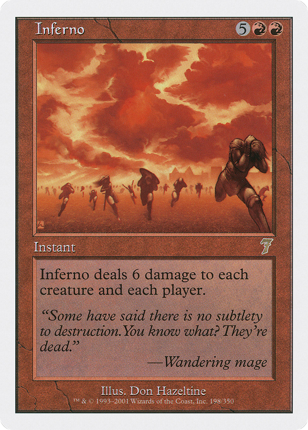 Inferno (7ED-198) - 7th Edition Foil