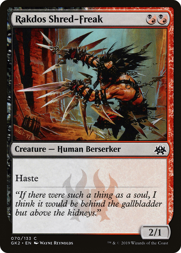 Rakdos Shred-Freak (GK2-070) - RNA Guild Kit