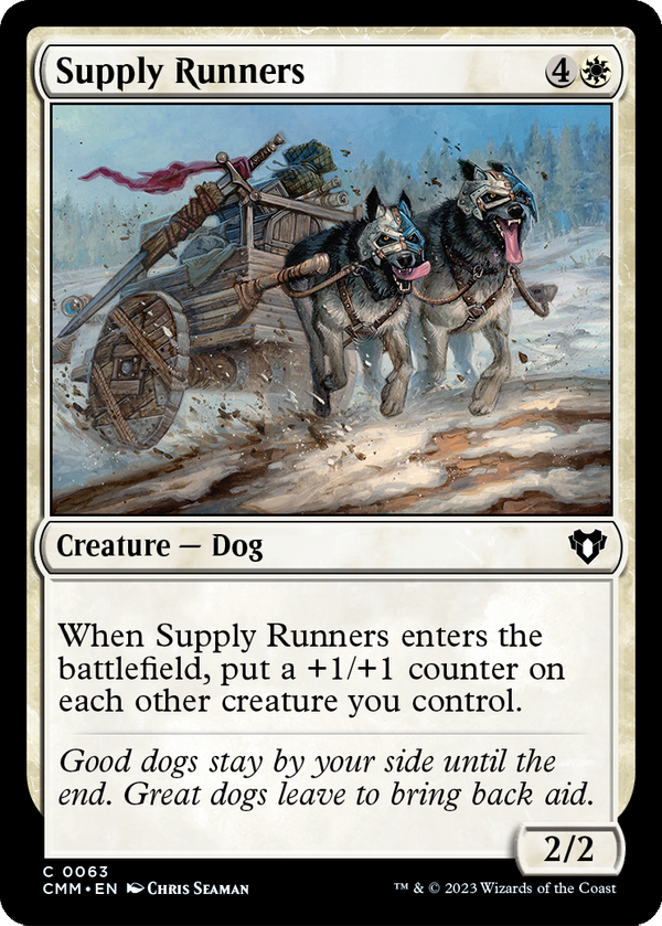 Supply Runners (CMM-063) - Commander Masters