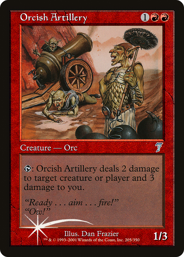 Orcish Artillery (7ED-205★) - 7th Edition