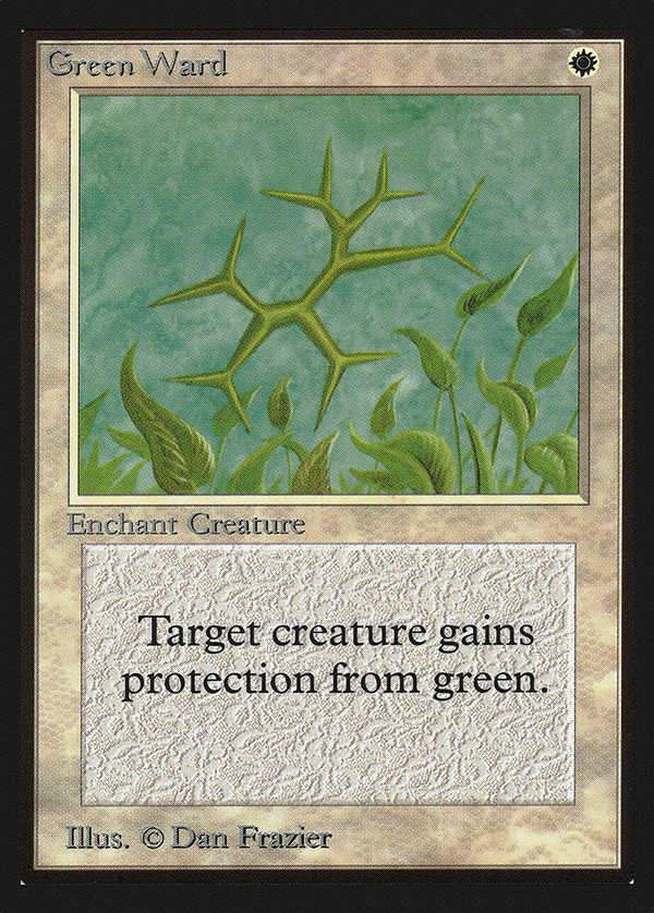 Green Ward (CE) (CED-) - Collectors' Edition