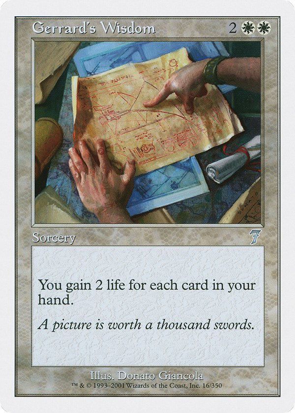 Gerrard's Wisdom (7ED-016) - 7th Edition Foil