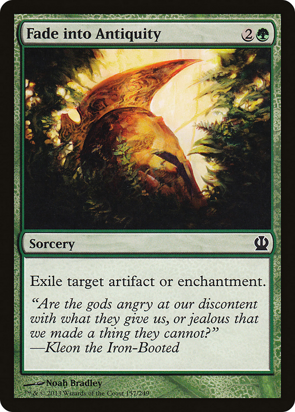 Fade into Antiquity (THS-157) - Theros Foil