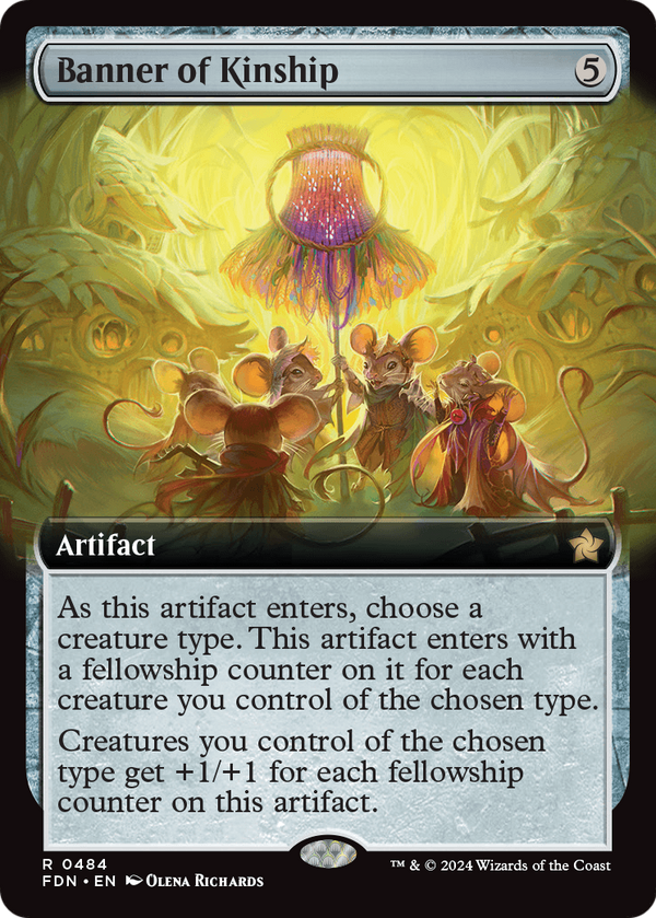 Banner of Kinship (Extended Art) (FDN-484) - Foundations: (Extended Art) Foil