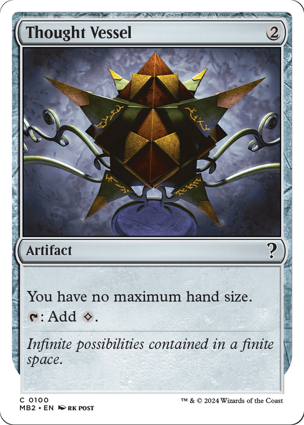 Thought Vessel (White Border) (MB2-100) - Mystery Booster 2