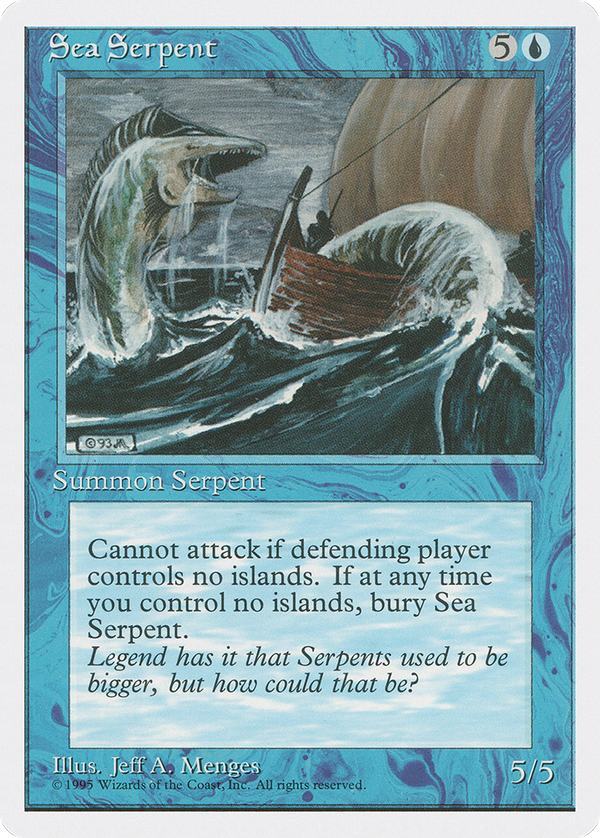 Sea Serpent (4ED-) - Fourth Edition