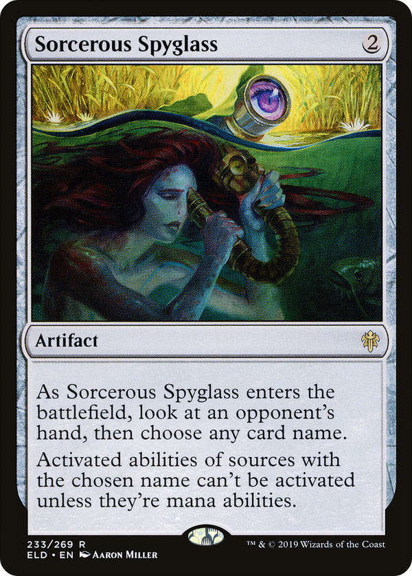 Sorcerous Spyglass (ELD-233) - Throne of Eldraine