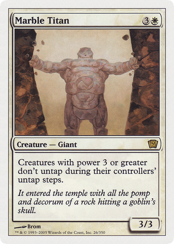 Marble Titan (9ED-026) - 9th Edition