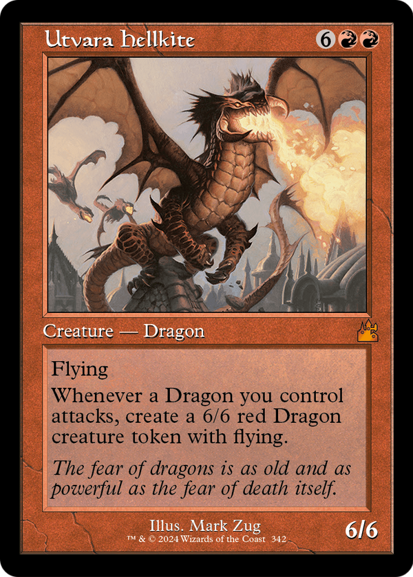 Utvara Hellkite (Retro Frame) (RVR-342) - Ravnica Remastered Foil