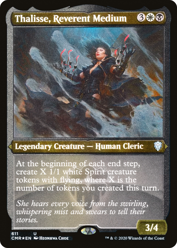 Thalisse, Reverent Medium (Foil Etched) (CMR-611) - Commander Legends Foil