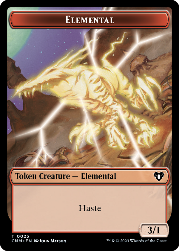 Elemental (TCMM-025) - Commander Masters Tokens