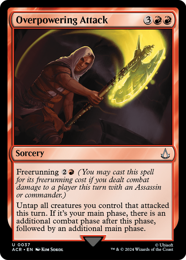 Overpowering attack (ACR-037) - Assassin's Creed Foil