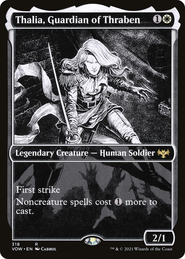 Thalia, Guardian of Thraben (Showcase) (VOW-318) - Innistrad: Crimson Vow: (Showcase)