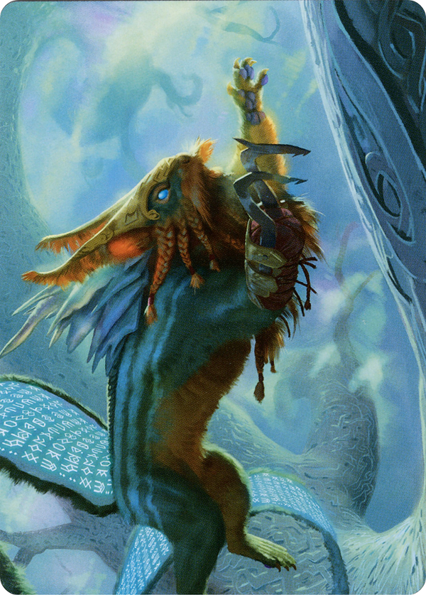 Toski, Bearer of Secrets // Toski, Bearer of Secrets (ASKHM-052) - Art Series: Kaldheim (Borderless)