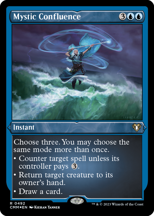 Mystic Confluence (Foil Etched) (CMM-492) - Commander Masters Foil