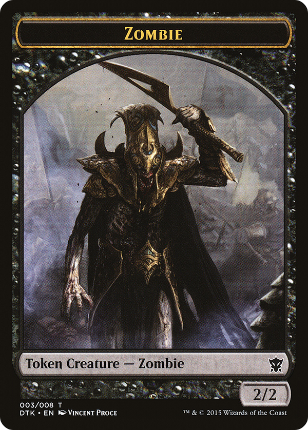 Zombie Token (DTK-003) - Dragons of Tarkir Tokens