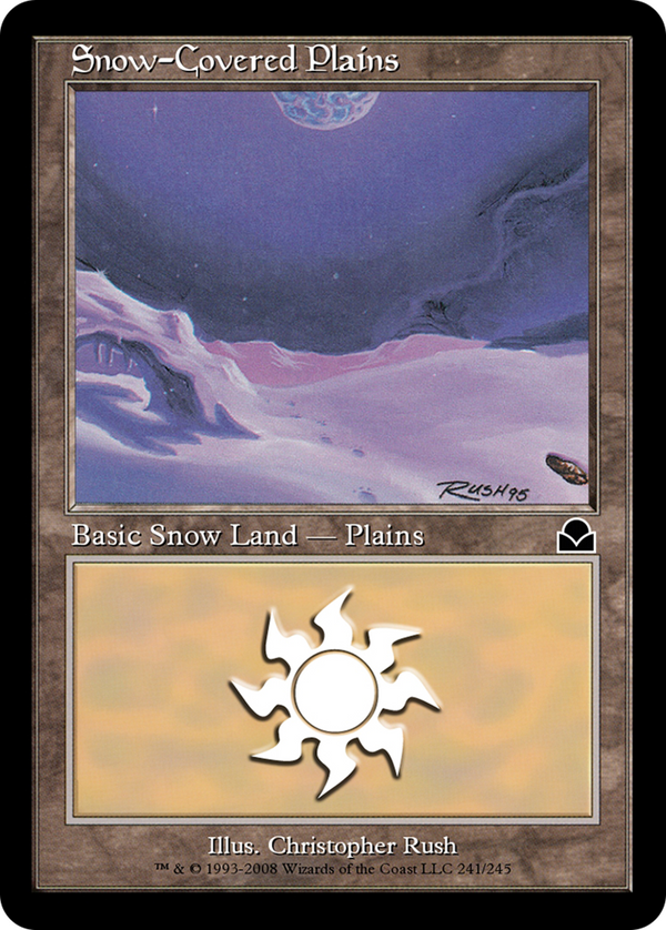 Snow-Covered Plains (ME2-241) - Masters Edition II Foil