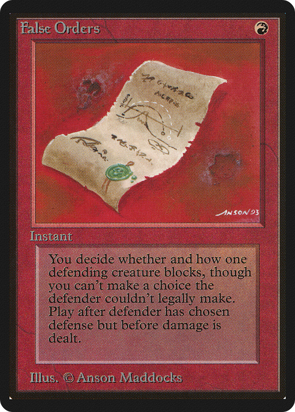 False Orders (LEB-) - Limited Edition Beta