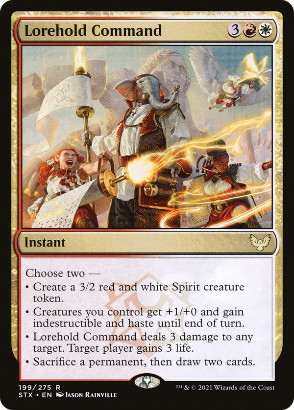 Lorehold Command (STX-199) - Strixhaven: School of Mages Foil