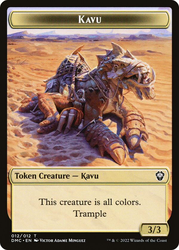 Kavu (TDMC-012) - Dominaria United Commander Tokens