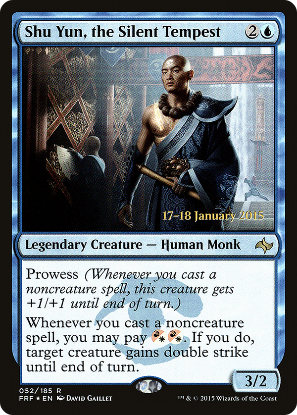Shu Yun, the Silent Tempest (PRE-52S) - Fate Reforged Promos Foil
