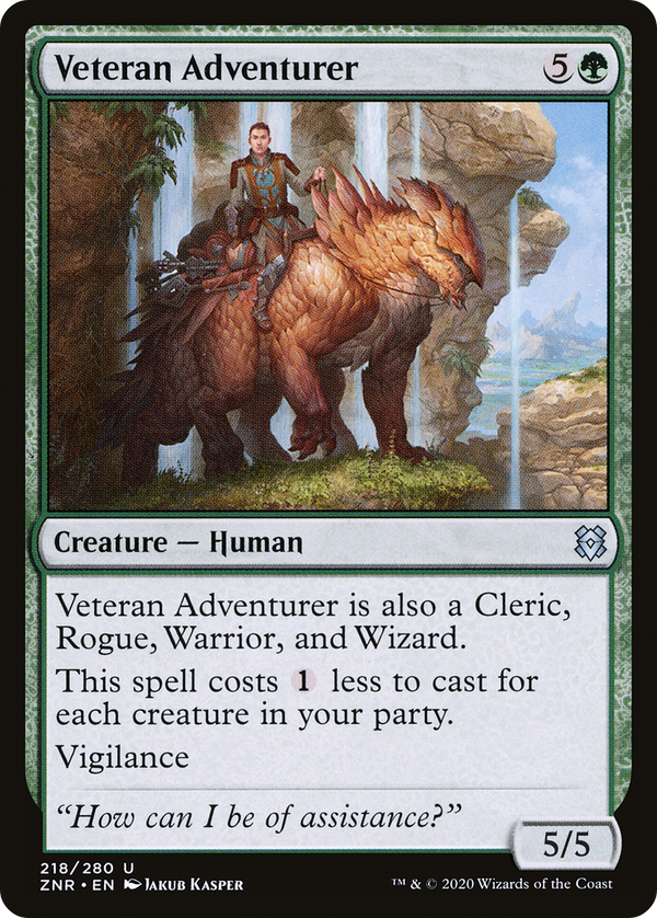 Veteran Adventurer (ZNR-218) - Zendikar Rising