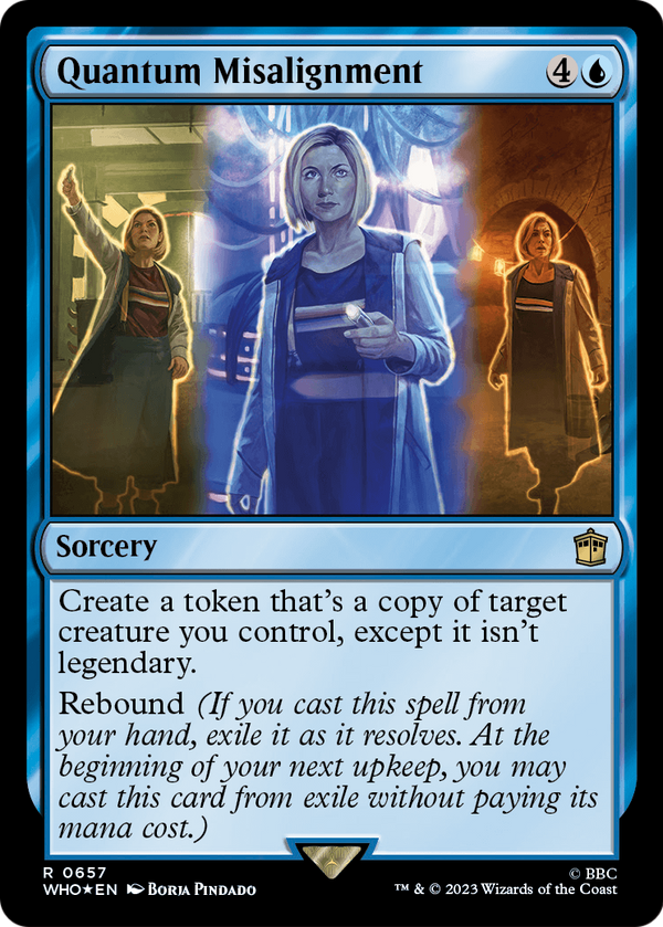 Quantum Misalignment (Surge Foil) (WHO-657) - Doctor Who Foil