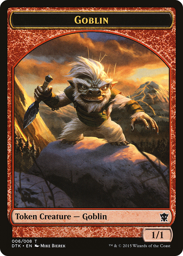 Goblin Token (DTK-006) - Dragons of Tarkir Tokens