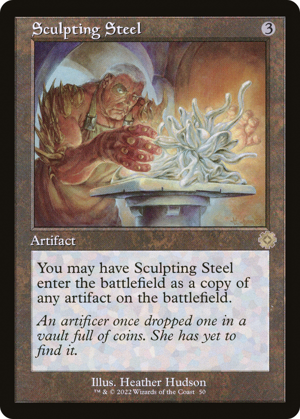 Sculpting Steel (BRR-050) - The Brothers' War Retro Artifacts Foil