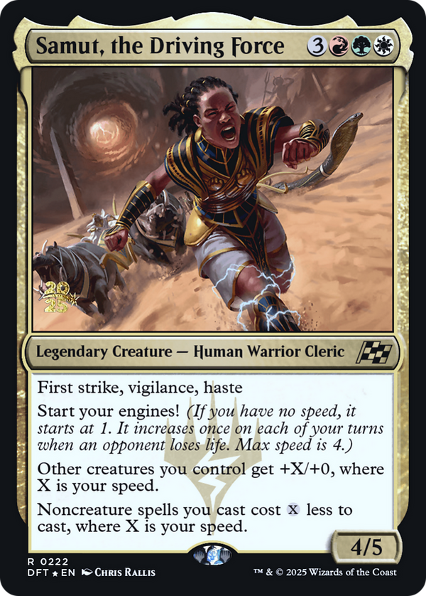 Samut, the Driving Force (PRE-222) - Prerelease Cards Foil