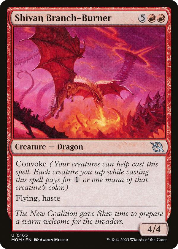 Shivan Branch-Burner (MOM-165) - March of the Machine