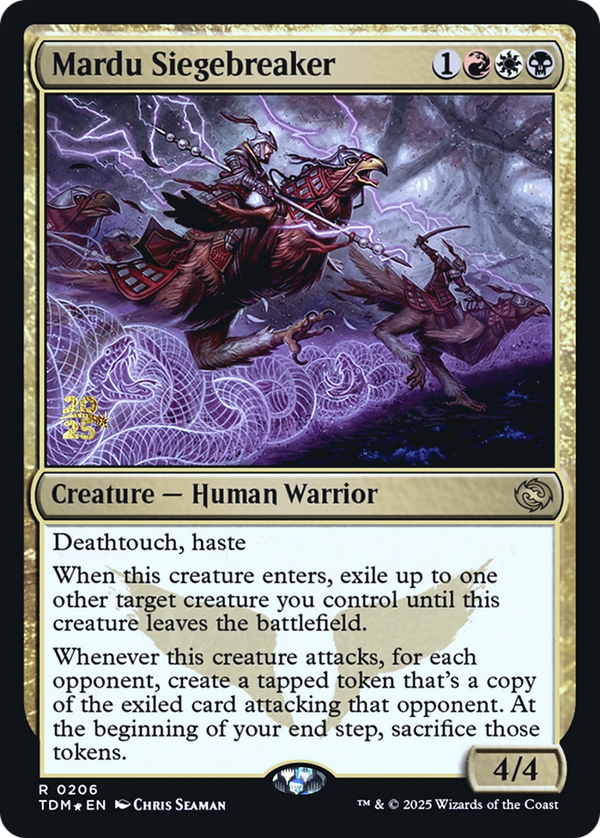 Mardu Siegebreaker (PRE-206) - Prerelease Cards Foil