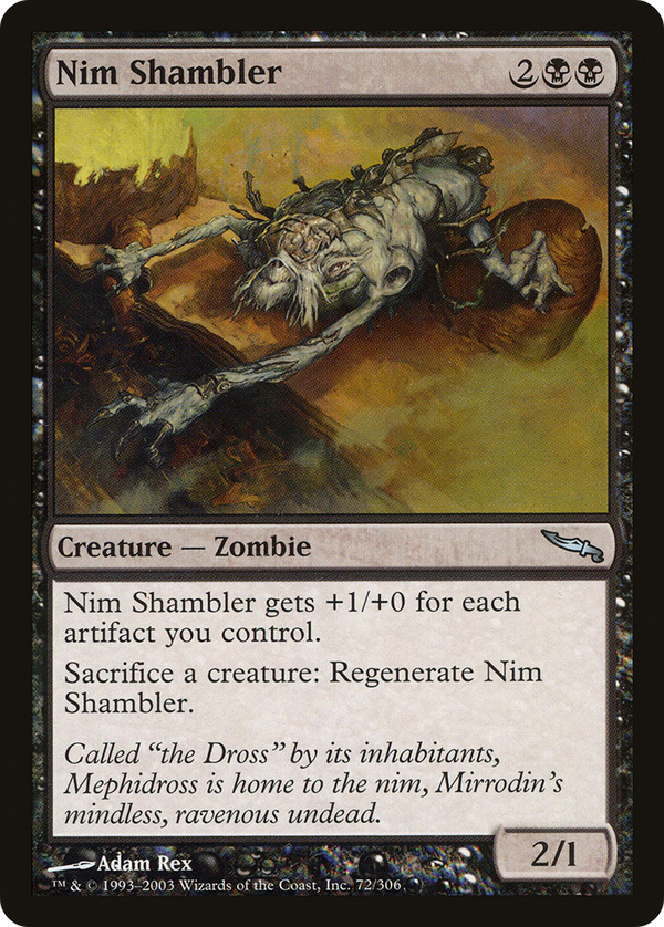 Nim Shambler (MRD-072) - Mirrodin Foil
