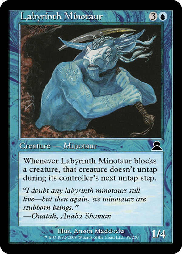 Labyrinth Minotaur (ME3-039) - Masters Edition III