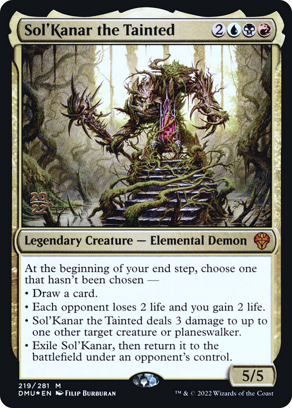 Sol'Kanar the Tainted (PRE-219) - Dominaria United Promos Foil