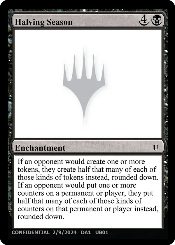 Halving Season (UNK-0UB) - Unknown Event
