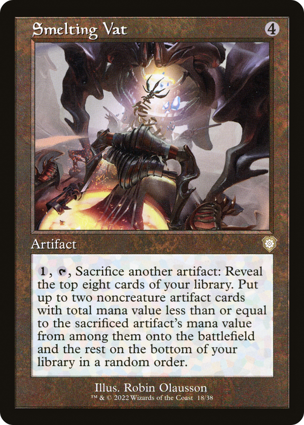 Smelting Vat (Retro Frame) (BRC-018) - The Brothers' War Commander