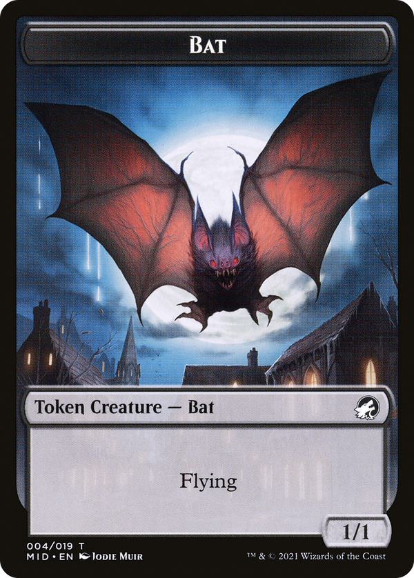 Bat (TMID-004) - Innistrad: Midnight Hunt Tokens