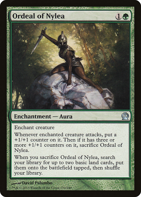 Ordeal of Nylea (THS-170) - Theros Foil
