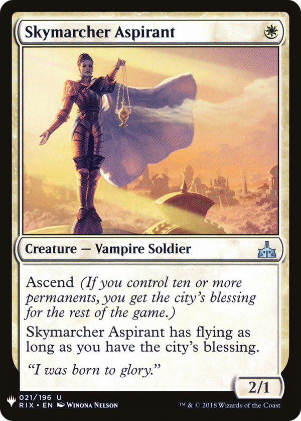 Skymarcher Aspirant (PLST-RIX-21) - The List