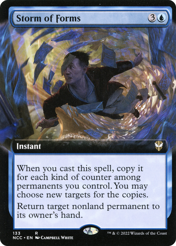 Storm of Forms (Extended Art) (NCC-133) - New Capenna Commander: (Extended Art)