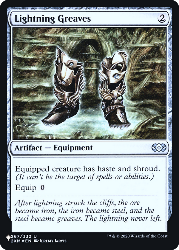 Lightning Greaves (2XM) (LIST-2XM-267) - The List Foil