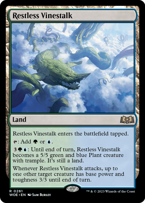 Restless Vinestalk (WOE-261) - Wilds of Eldraine Foil