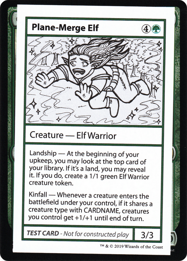 Plane-Merge Elf (No PW Symbol) (CMB1-) - Mystery Booster Playtest Cards 2021