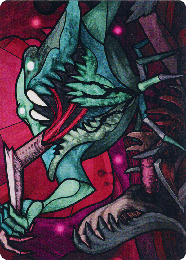 Yargle, Glutton of Urborg // Yargle, Glutton of Urborg (AMOM-072) - March of the Machine Art Series (Borderless)