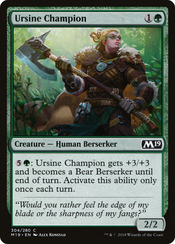 Ursine Champion (M19-304) - Core Set 2019