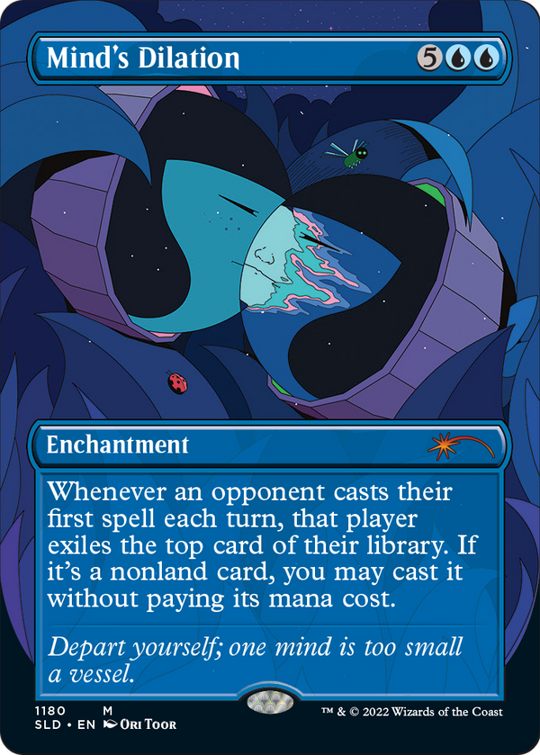 Mind's Dilation (SLD-1180) - Secret Lair Drop (Borderless) Foil
