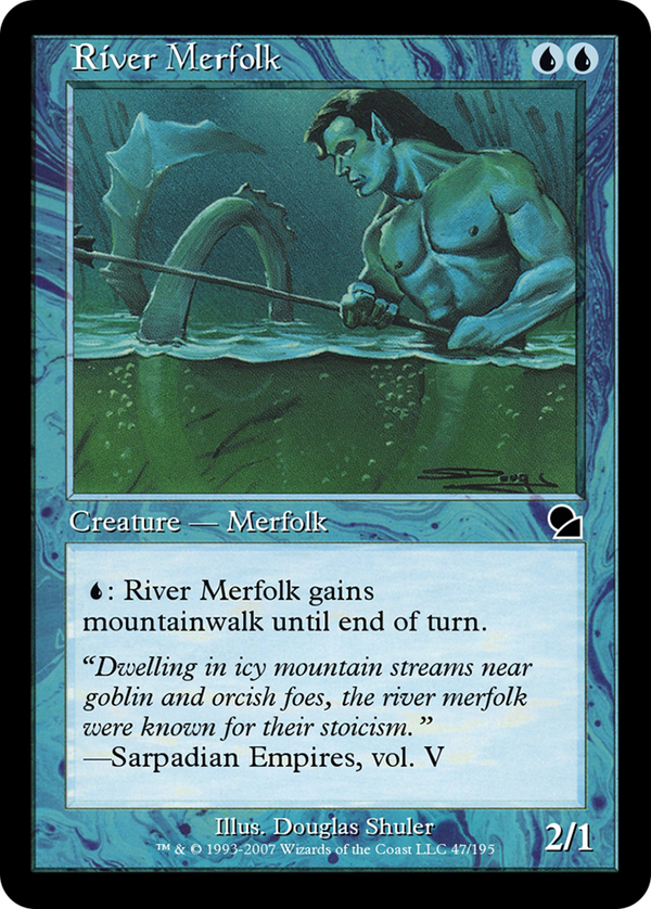 River Merfolk (ME1-047) - Masters Edition Foil