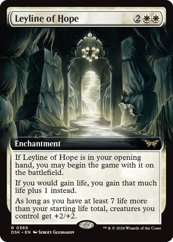 Leyline of Hope (Extended Art) (DSK-369) - Duskmourn: House of Horror: (Extended Art)